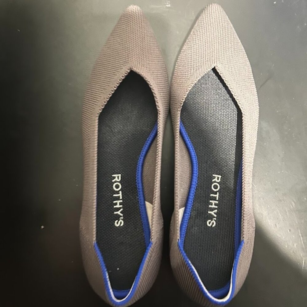Rothy's - purple/tan point